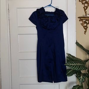 Dark blue dress